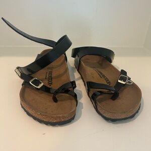 Birkenstock Women's Black Strappy Sandals